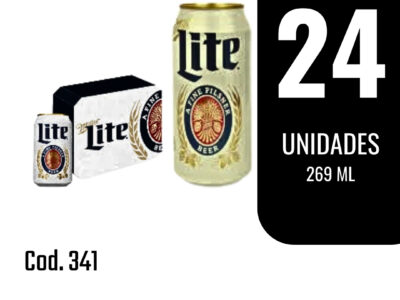 Miller Lite Pack cerveza 269ml x24 Unidades
