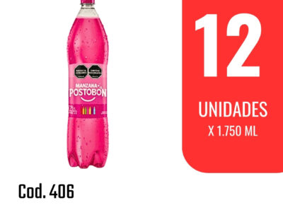 Gaseosa Manzana Postobón 1.750ml x12 Unidades